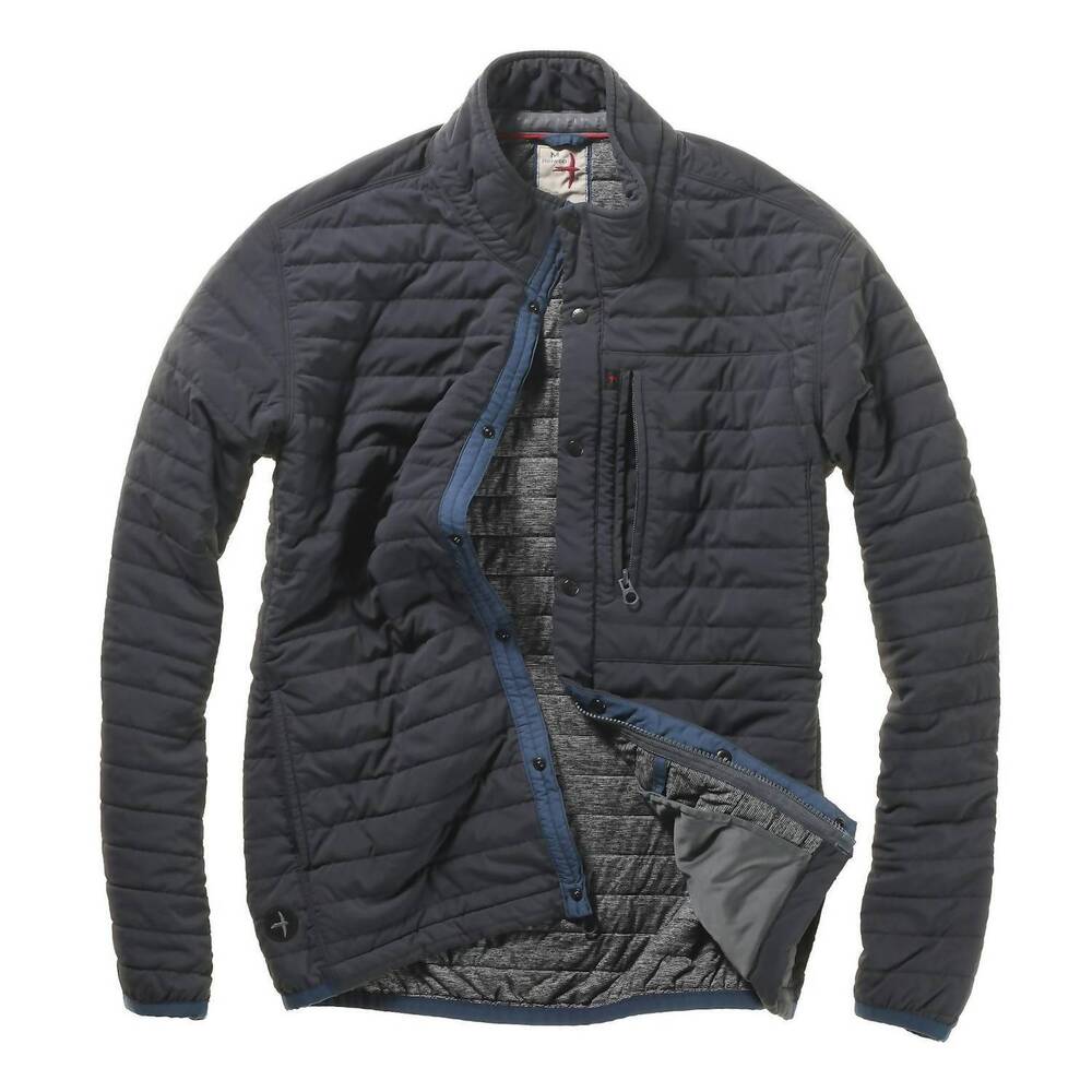 NEW RELWEN men's windzip jacket in midnight